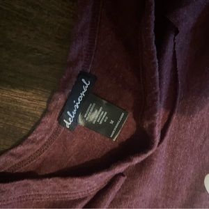 Burgundy blessed shirt